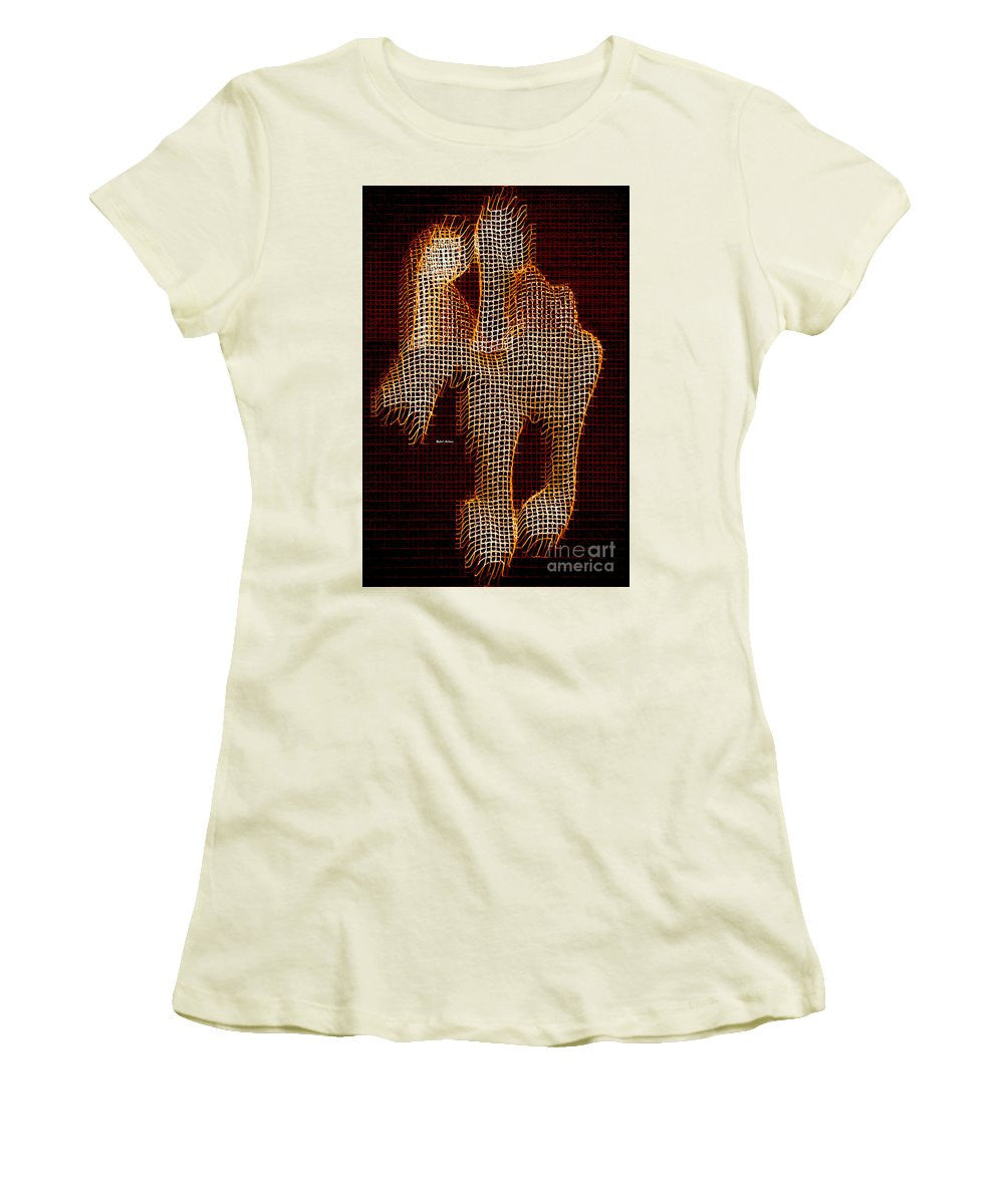 T-shirt pour femme (coupe junior) - Cheval abstrait