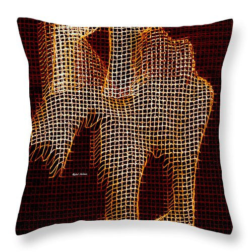 Coussin décoratif - Cheval abstrait