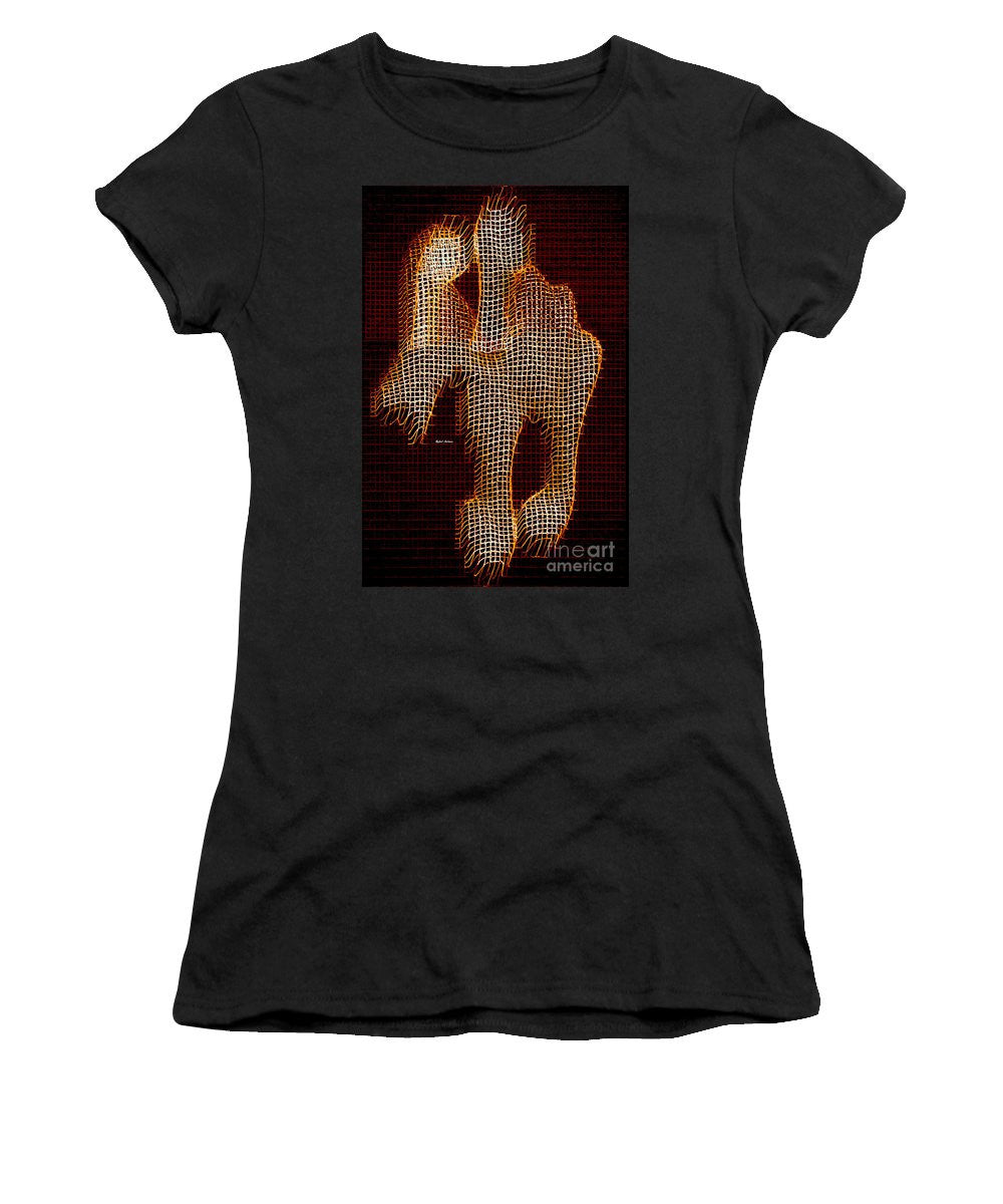 T-shirt pour femme (coupe junior) - Cheval abstrait