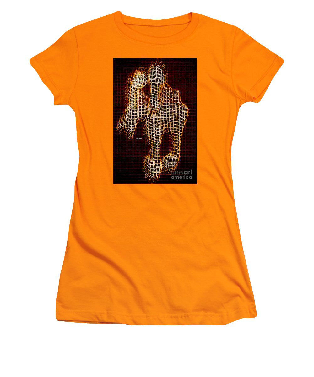 T-shirt pour femme (coupe junior) - Cheval abstrait