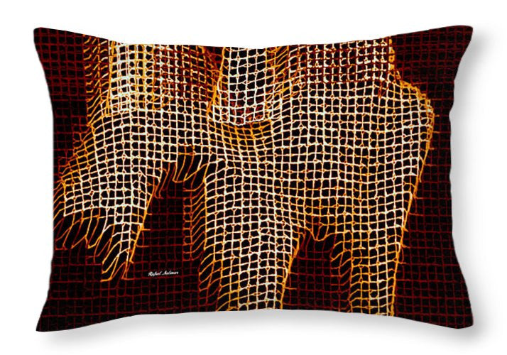 Coussin décoratif - Cheval abstrait