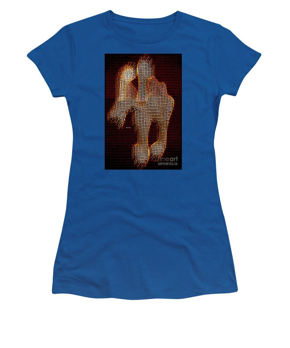 T-shirt pour femme (coupe junior) - Cheval abstrait