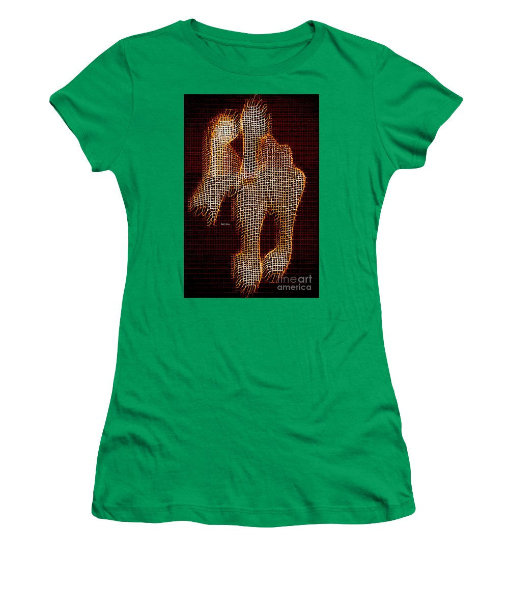 T-shirt pour femme (coupe junior) - Cheval abstrait