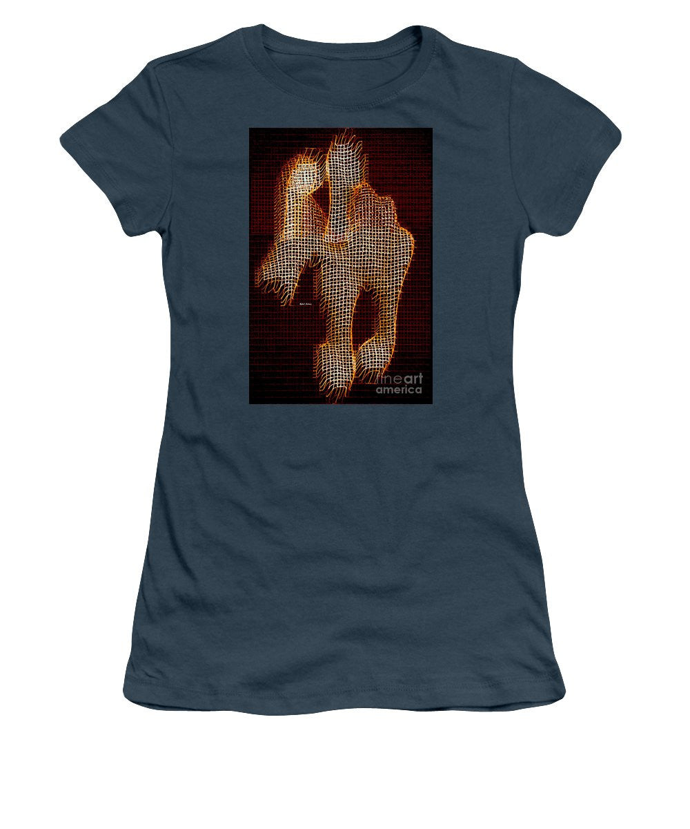 T-shirt pour femme (coupe junior) - Cheval abstrait