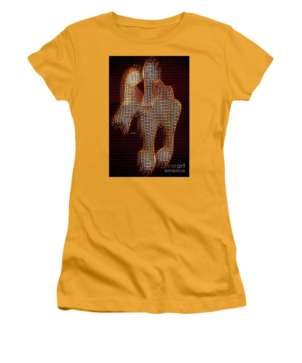 T-shirt pour femme (coupe junior) - Cheval abstrait