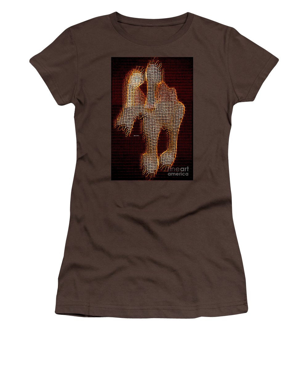 T-shirt pour femme (coupe junior) - Cheval abstrait