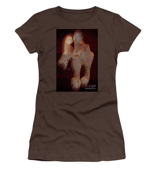 Women's T-Shirt (Junior Cut) - Abstract Horse