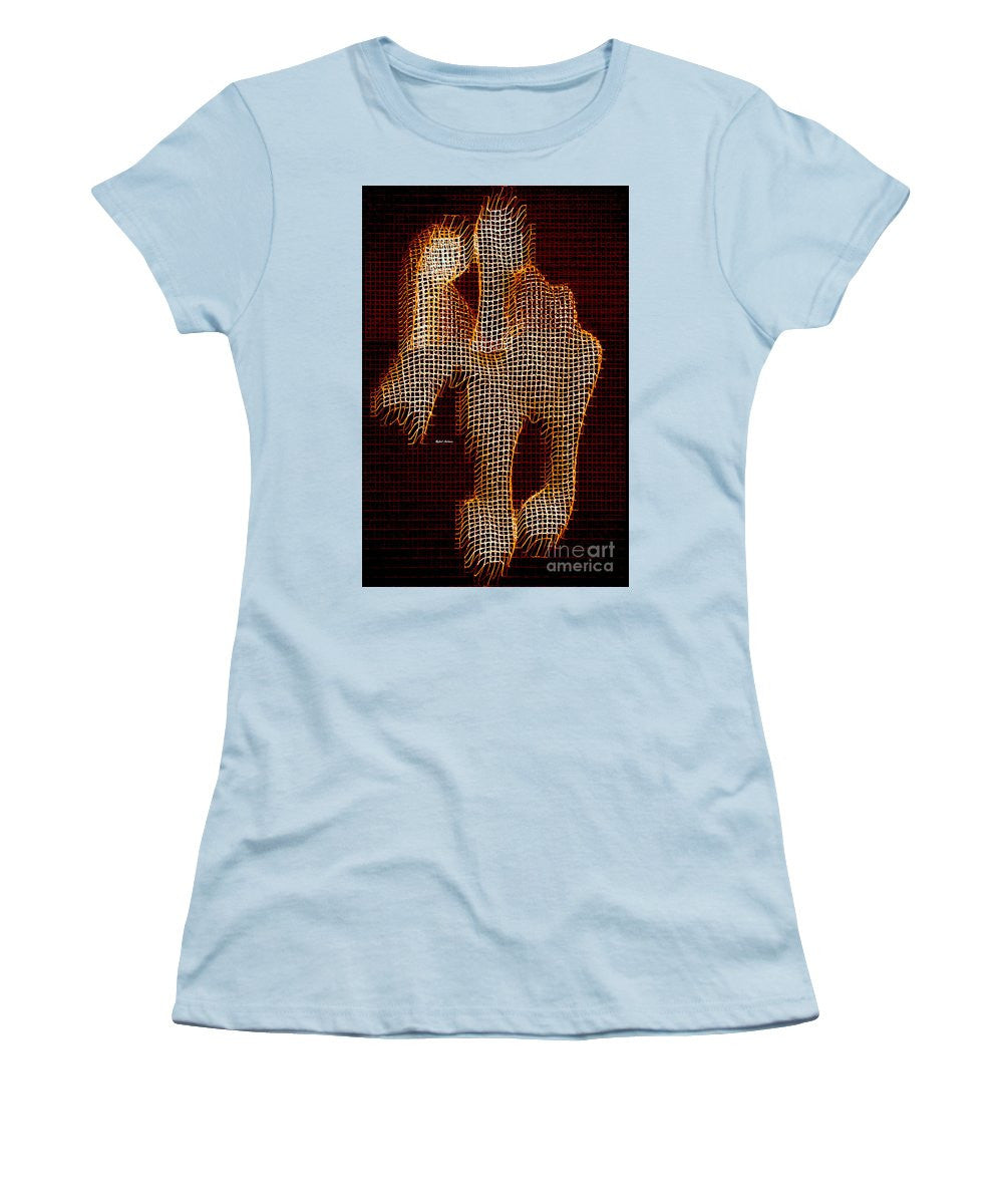 T-shirt pour femme (coupe junior) - Cheval abstrait