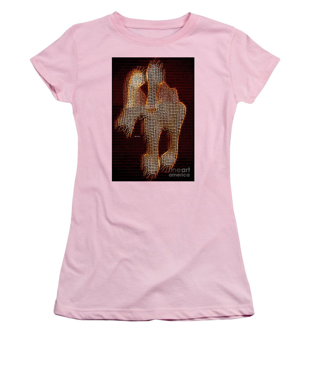 T-shirt pour femme (coupe junior) - Cheval abstrait