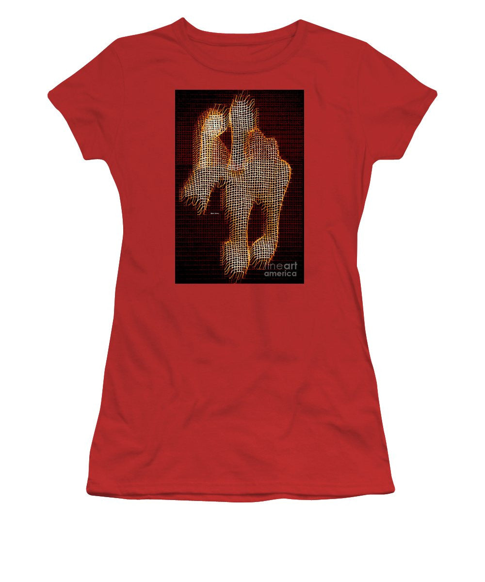 T-shirt pour femme (coupe junior) - Cheval abstrait