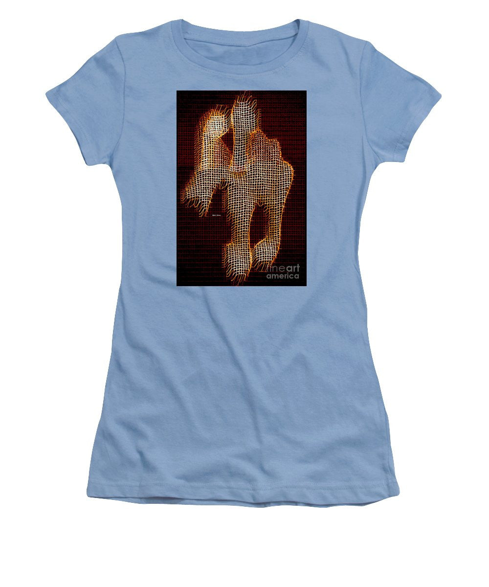 T-shirt pour femme (coupe junior) - Cheval abstrait