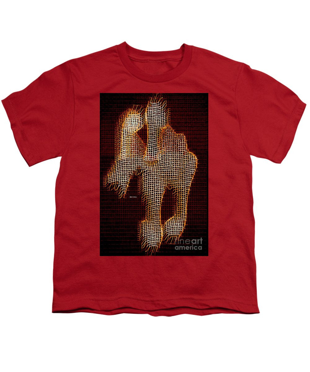 T-shirt pour jeunes - Cheval abstrait