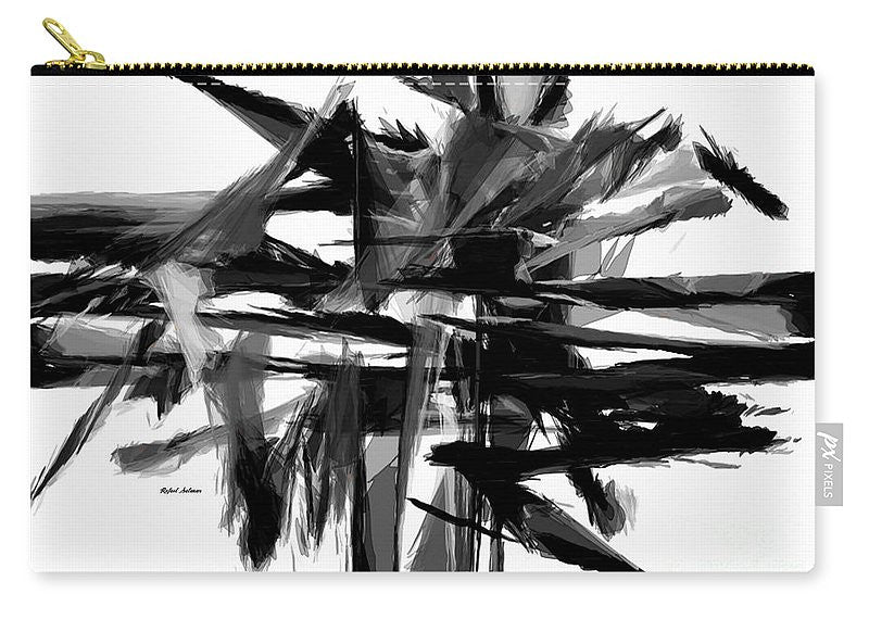 Carry-All Pouch - Abstract In Black And White 0722