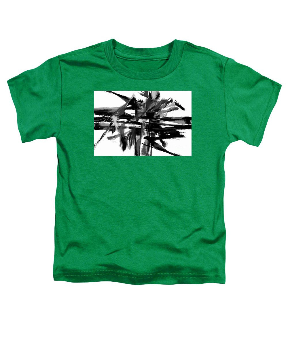 Toddler T-Shirt - Abstract In Black And White 0722