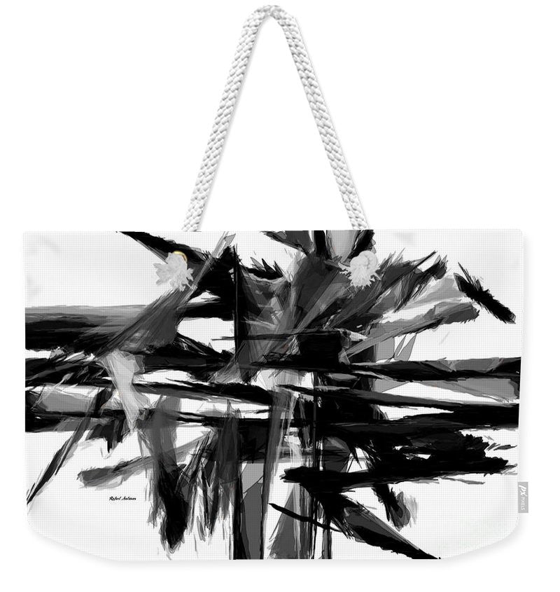 Weekender Tote Bag - Abstract In Black And White 0722