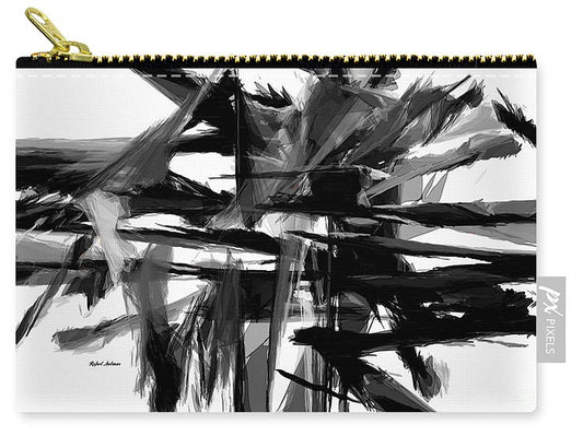 Carry-All Pouch - Abstract In Black And White 0722