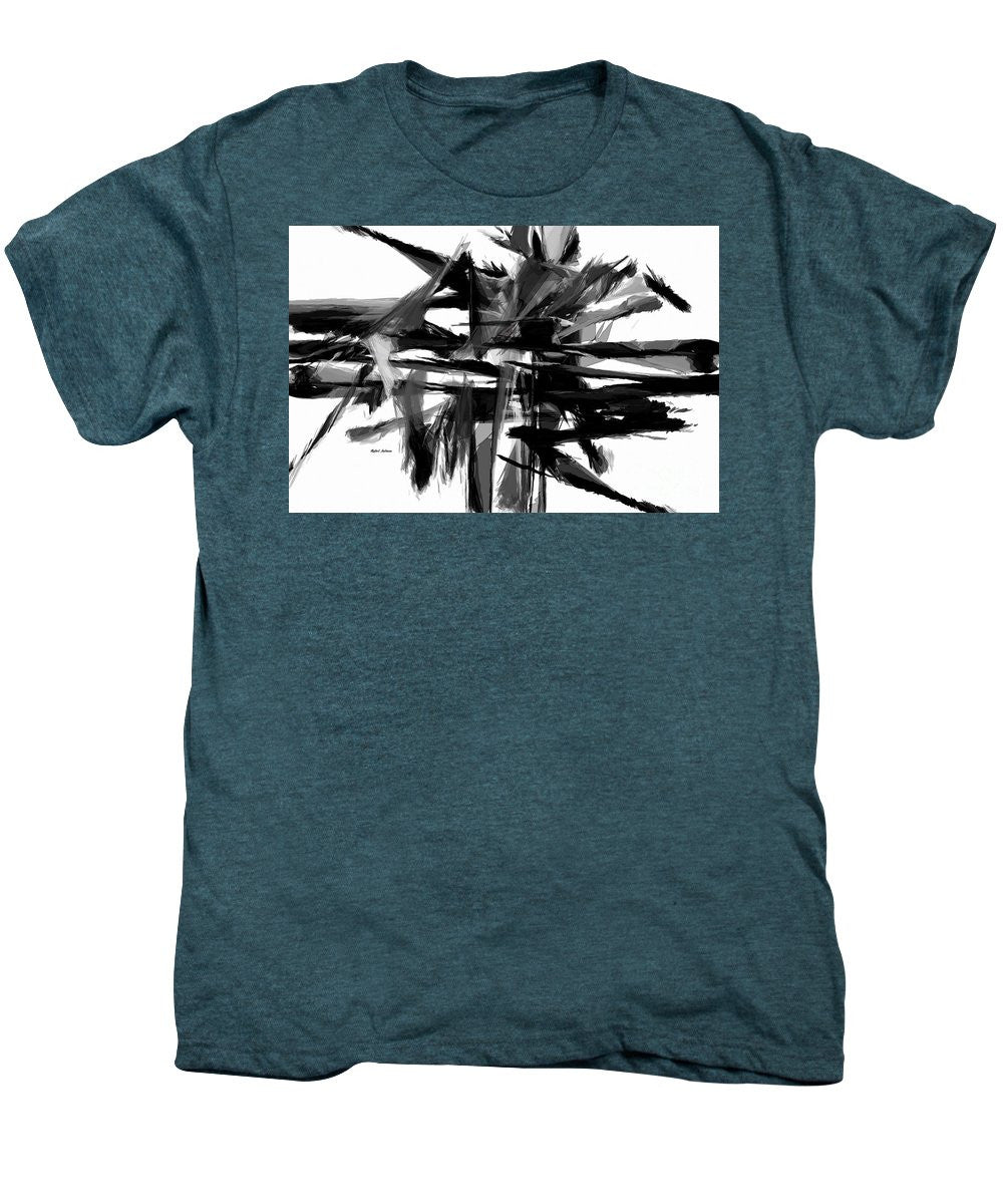 Men's Premium T-Shirt - Abstract In Black And White 0722