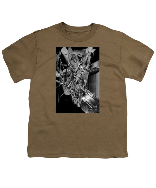 Youth T-Shirt - Abstract In Black And White 2