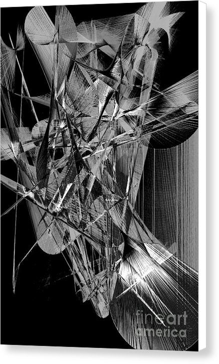 Canvas Print - Abstract In Black And White 2