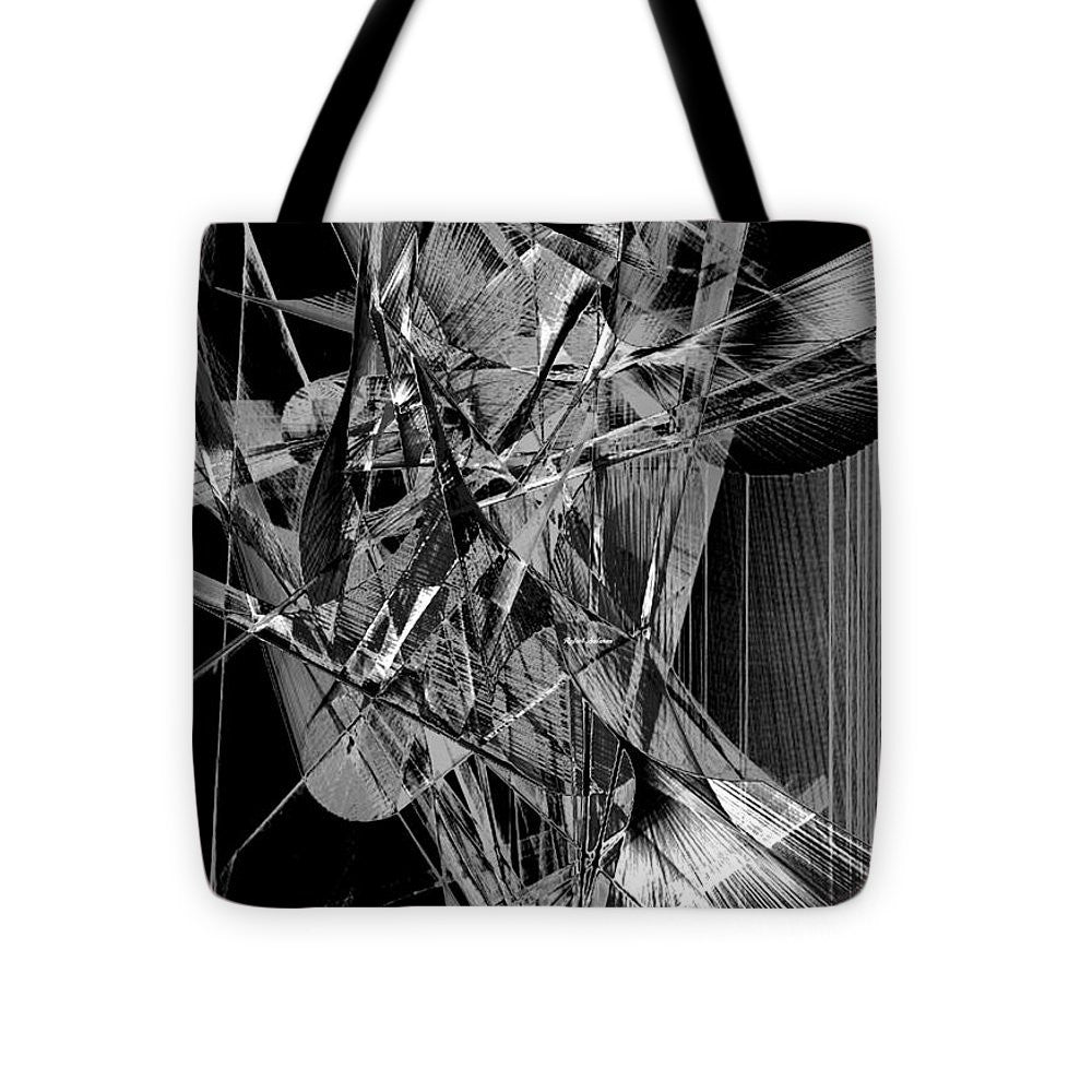 Tote Bag - Abstract In Black And White 2