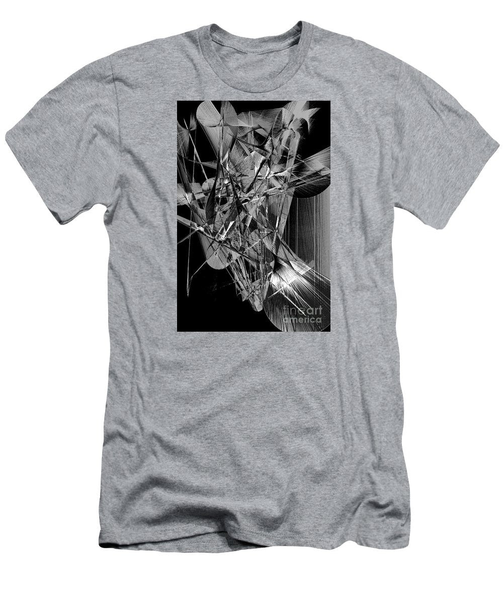 Men's T-Shirt (Slim Fit) - Abstract In Black And White 2