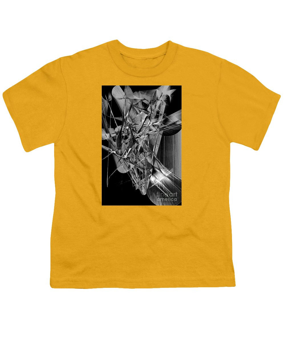Youth T-Shirt - Abstract In Black And White 2