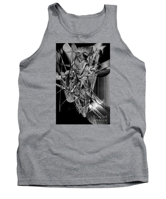 Tank Top - Abstract In Black And White 2