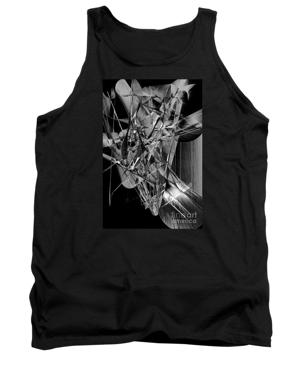 Tank Top - Abstract In Black And White 2