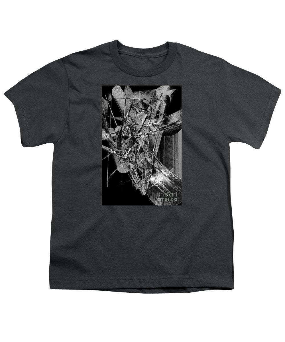 Youth T-Shirt - Abstract In Black And White 2