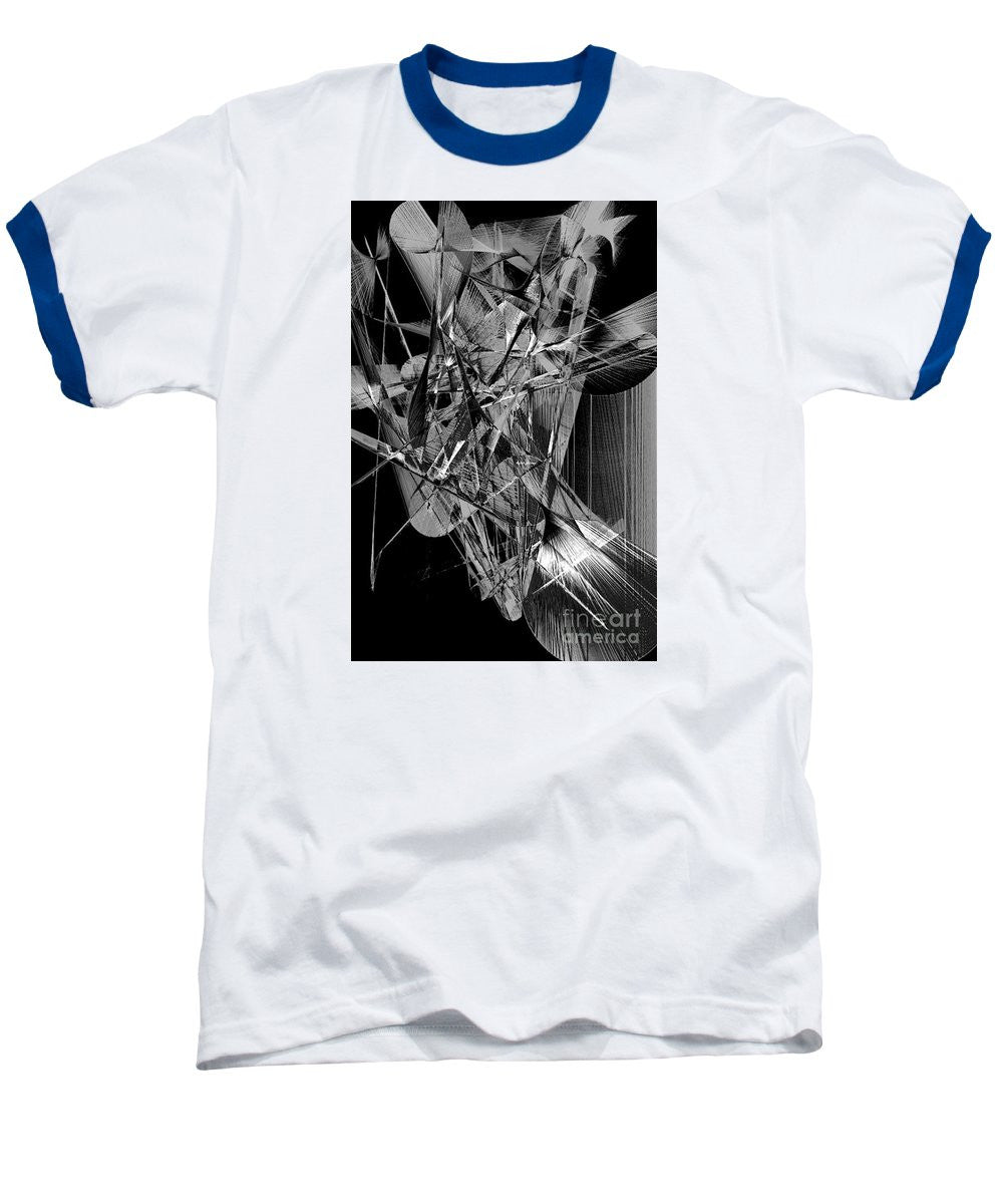 Baseball T-Shirt - Abstract In Black And White 2