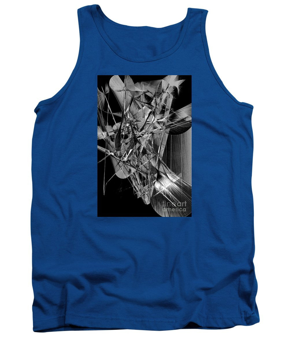 Tank Top - Abstract In Black And White 2