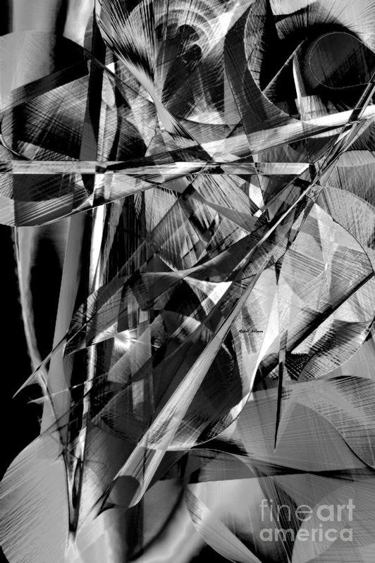 Art Print - Abstract In Black And White