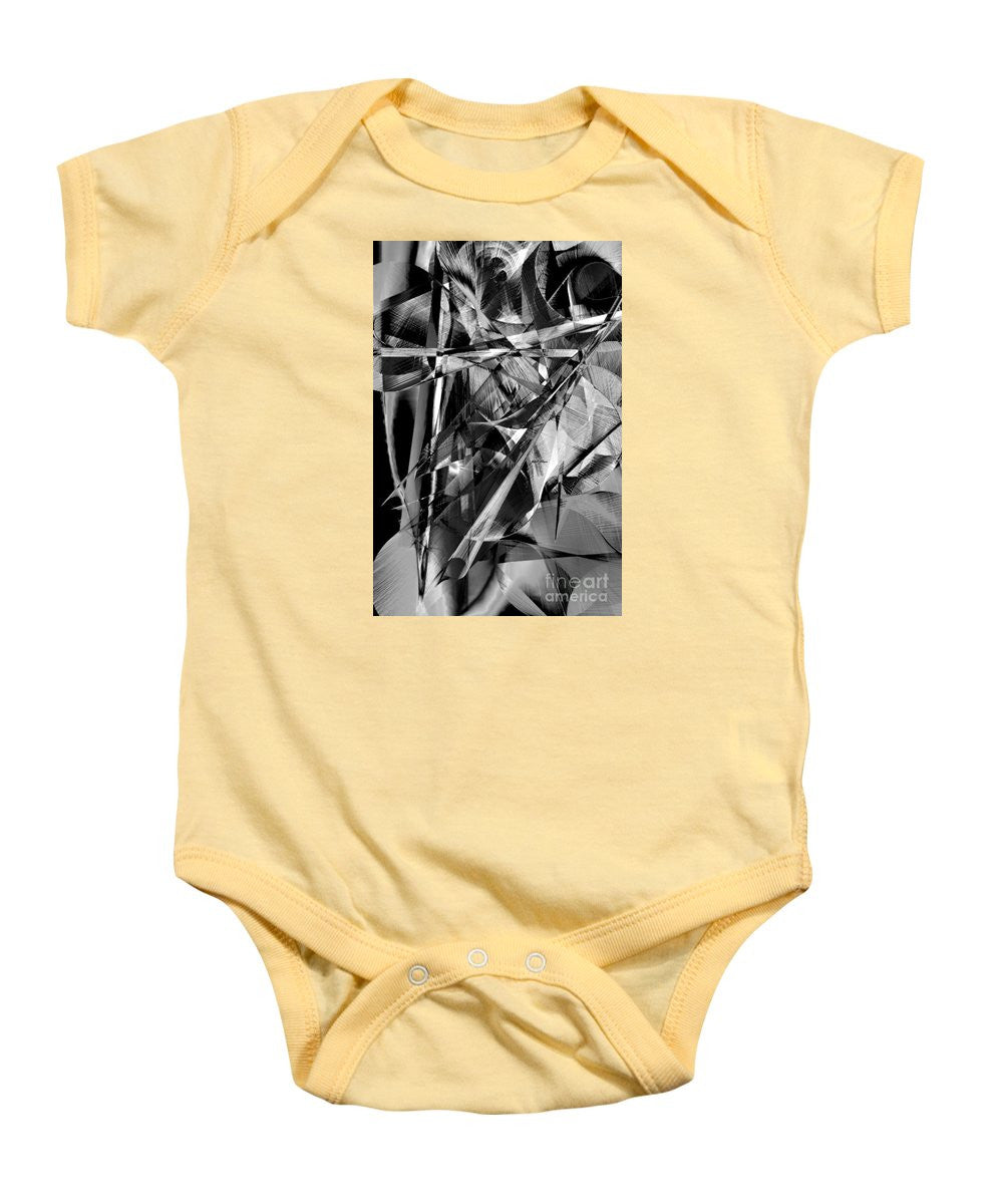 Baby Onesie - Abstract In Black And White