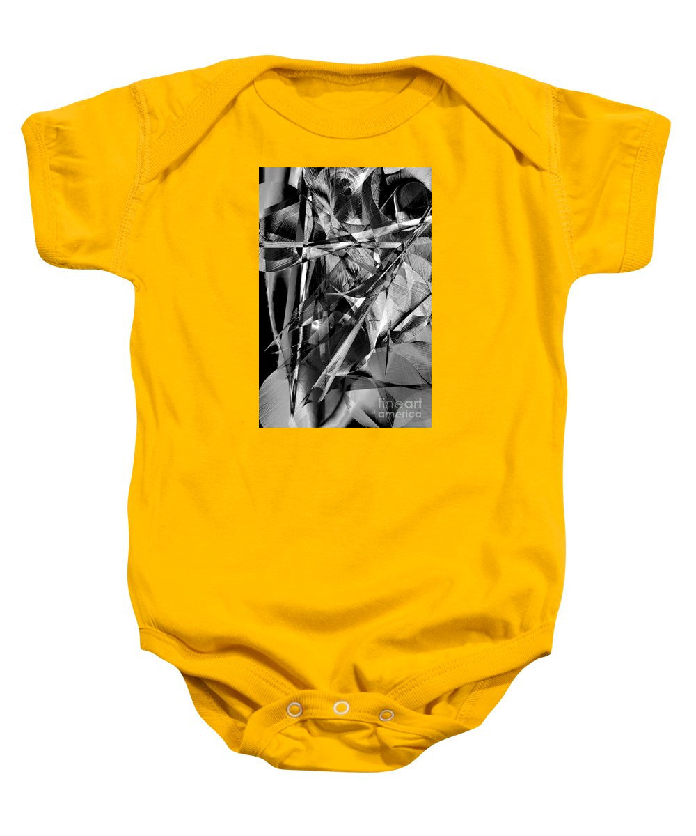 Baby Onesie - Abstract In Black And White