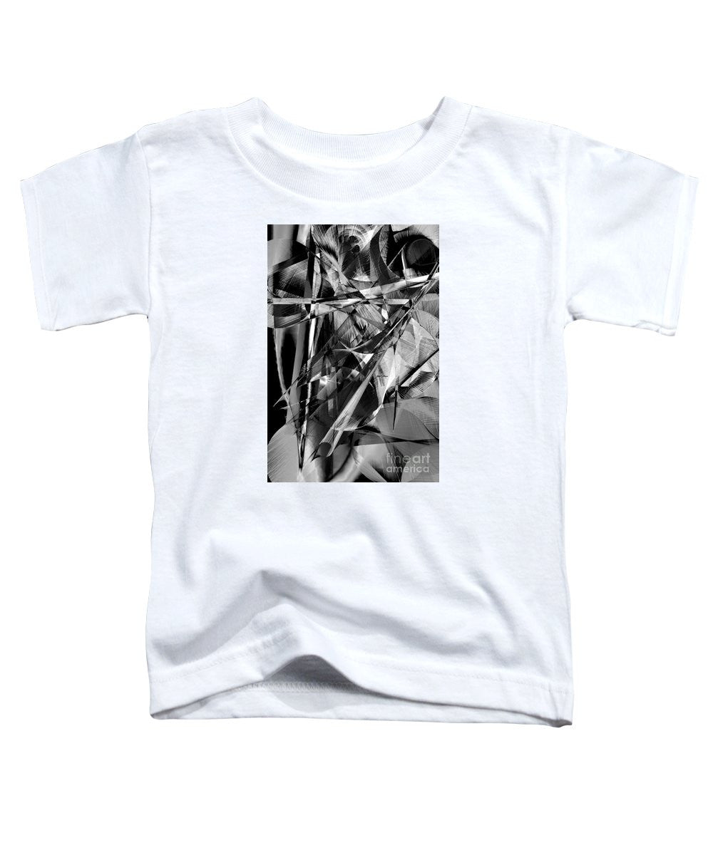 Toddler T-Shirt - Abstract In Black And White