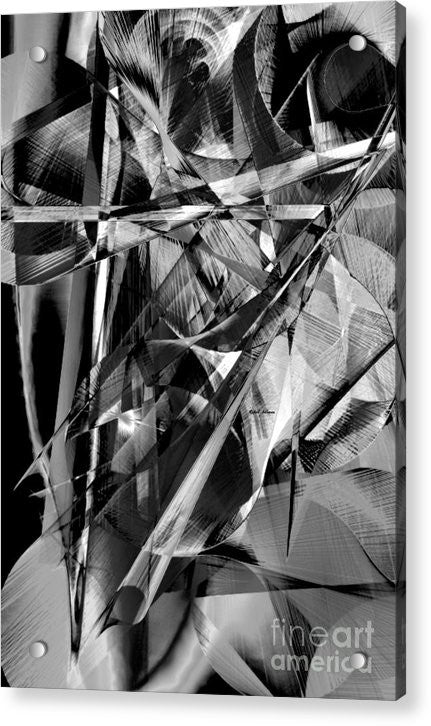 Acrylic Print - Abstract In Black And White