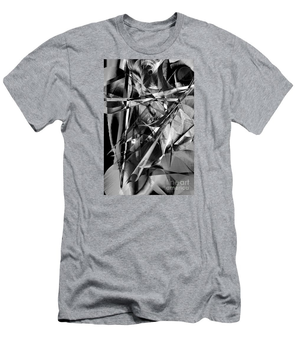 Men's T-Shirt (Slim Fit) - Abstract In Black And White