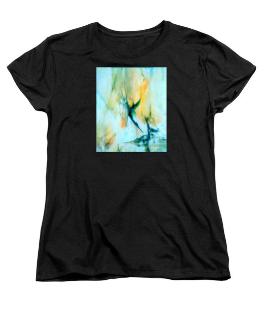 Women's T-Shirt (Standard Cut) - Abstract In Blue