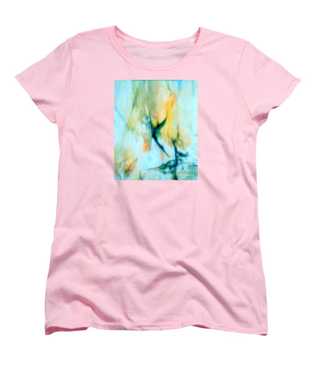 Women's T-Shirt (Standard Cut) - Abstract In Blue