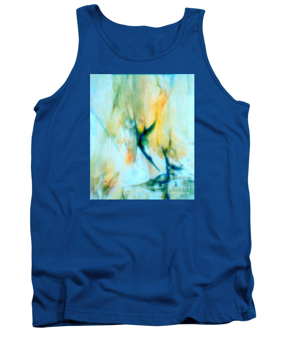 Tank Top - Abstract In Blue