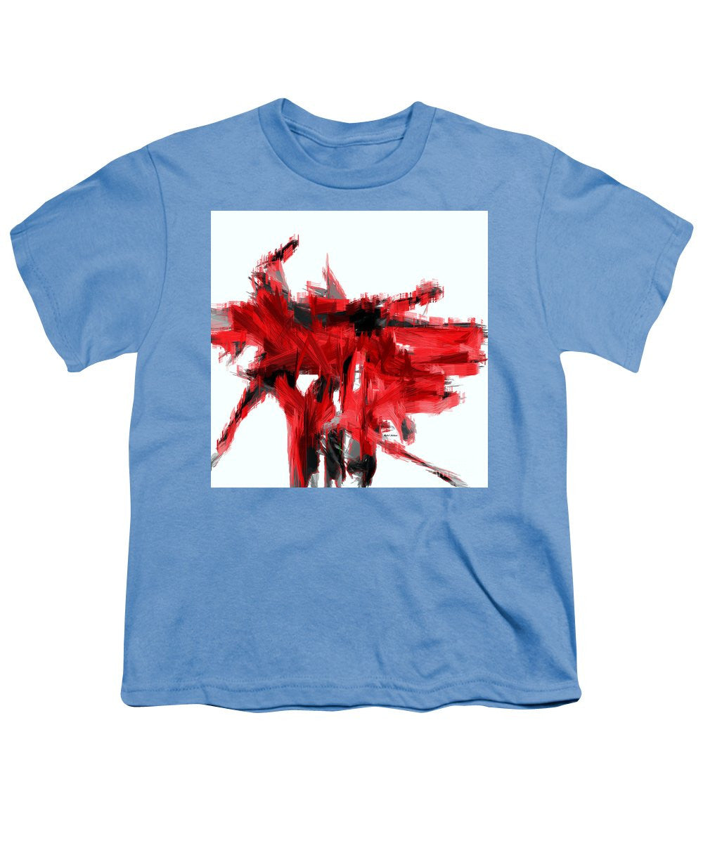 Youth T-Shirt - Abstract In Red