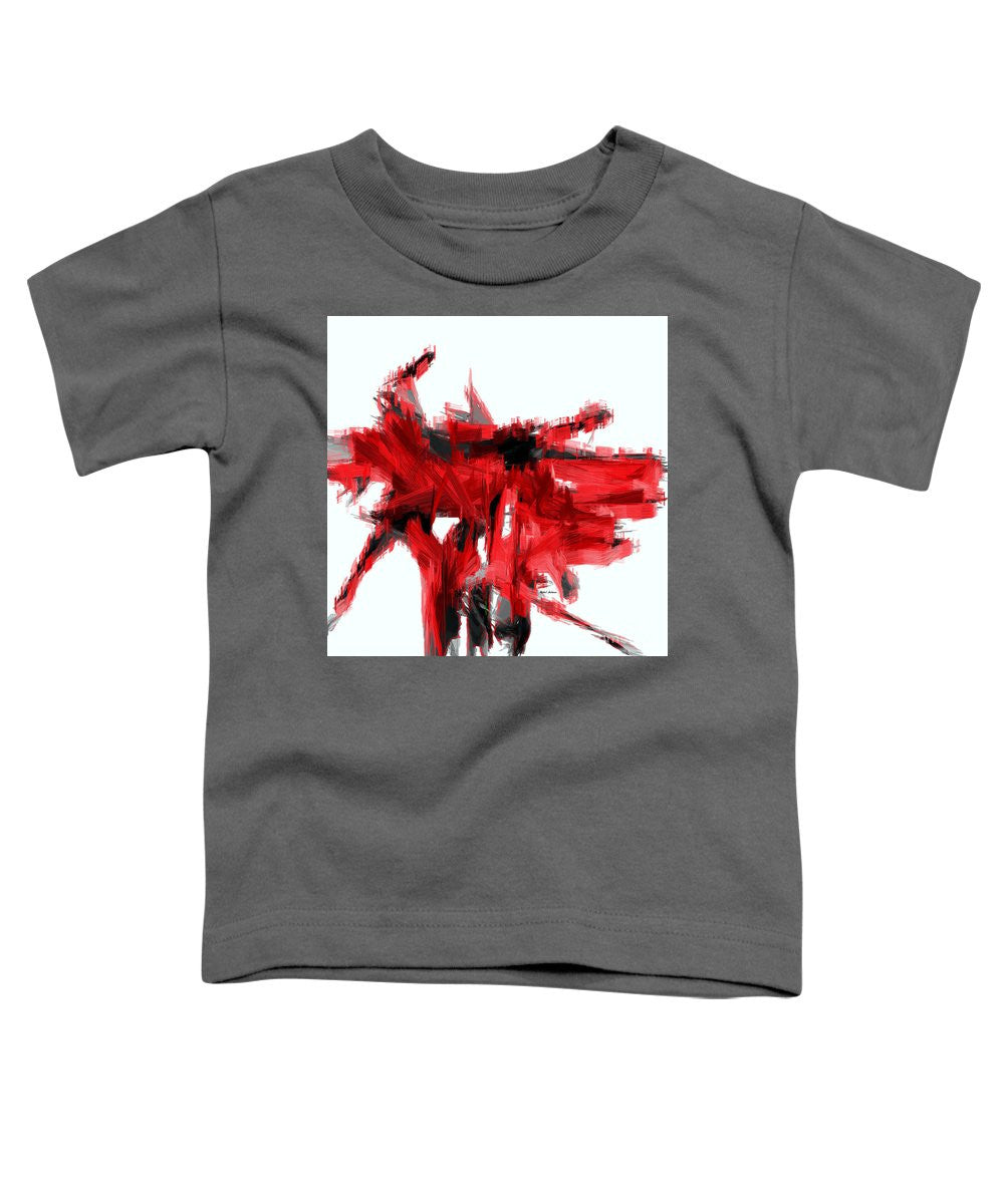 Toddler T-Shirt - Abstract In Red