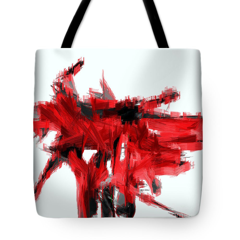 Sac fourre-tout - Abstrait en rouge