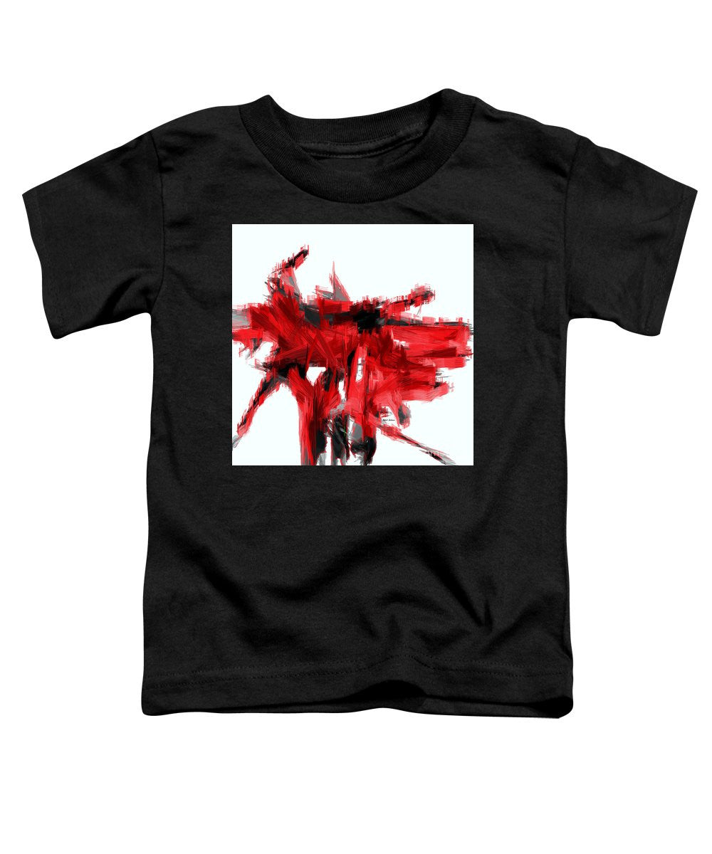 Toddler T-Shirt - Abstract In Red