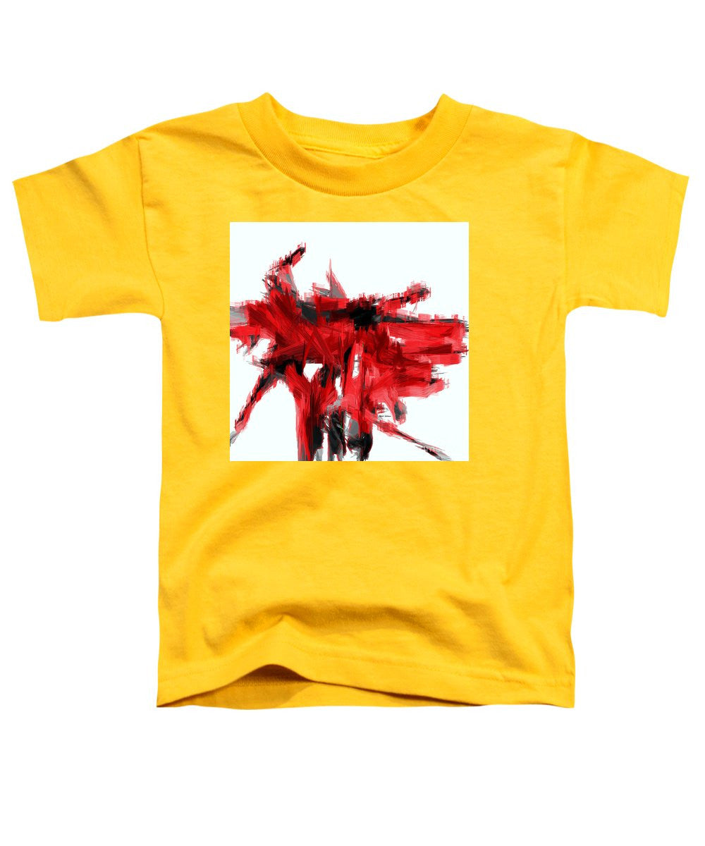 Toddler T-Shirt - Abstract In Red