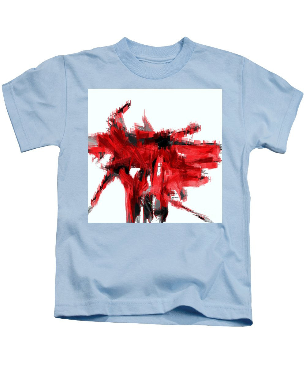 Kids T-Shirt - Abstract In Red