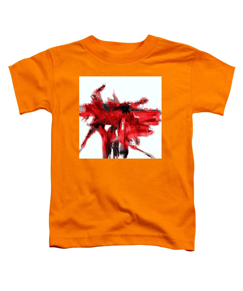 Toddler T-Shirt - Abstract In Red