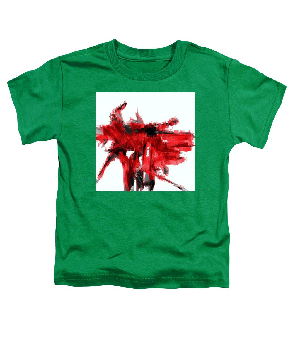 Toddler T-Shirt - Abstract In Red