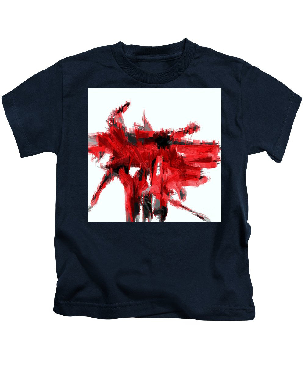 Kids T-Shirt - Abstract In Red