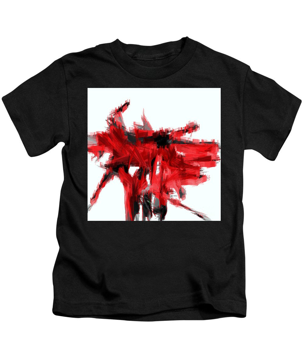 Kids T-Shirt - Abstract In Red